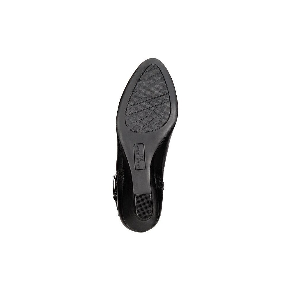 Anne Klein Abilene Pointed Toe Wedge Ankle Boots Black Black Size 11 M