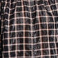Rebecca Taylor Women's Plaid Long Sleeve Button up Top Black Size X-Small