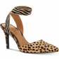 Jessica Simpson Women's Animal Print Perinna Pump Brown Size 8 M