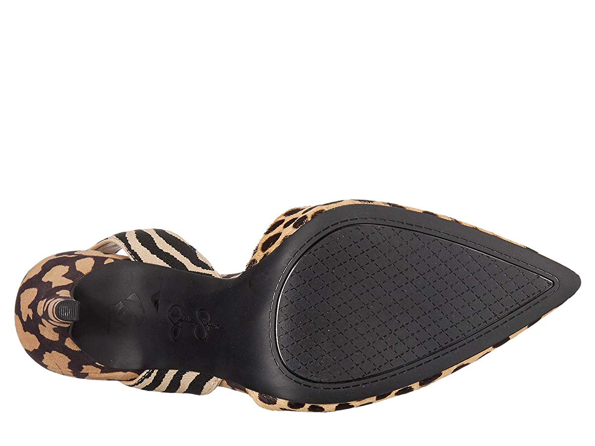 Jessica Simpson Women's Animal Print Perinna Pump Brown Size 8 M