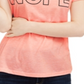Love Tribe Junior's Nope Graphic T-Shirt Orange Size Large