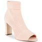 Avec Les Filles Women's Mariah Heeled Sandal, avec Pink/White Stretch Knit, Size 7 M