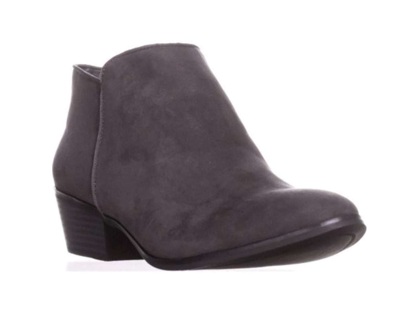 Style & Co Women's Wileyyf Closed Toe Ankle Fashion Boots Gray Size 12 M
