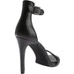 Kenneth Cole Women's Brooke Ankle Strap Heeled Sandal Black Size 9.5