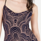 Jump Junior's Glitter Bodycon Dress Navy Size Medium