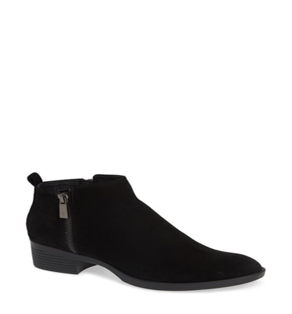 Kenneth Cole Women's Levon Suede Bootie Black Size 7 M