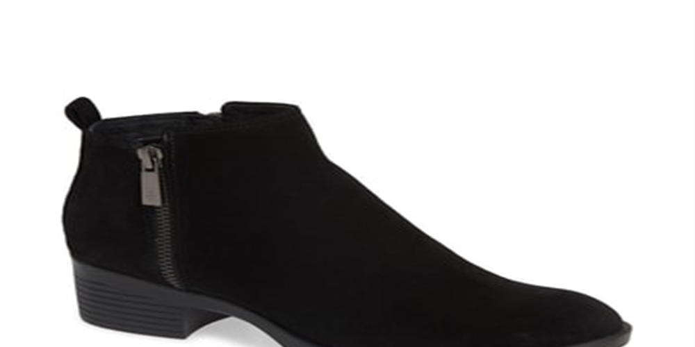 Kenneth Cole Women's Levon Suede Bootie Black Size 7 M