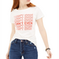 Love Tribe Junior's I Can't Even Graphic T-Shirt White Size Large