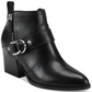 Marc Fisher Women's Victa Leather Pointed Toe Ankle Boots Black Size 9 M