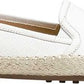 Aerosoles Women's Alpargatas Let's Drive Espadrille Shoes White Size 6.5 M