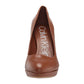 Calvin Klein Women's Russet Premda Nappa Heels -Brown Size 8 M