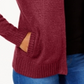 Karen Scott Women's Zip Front Cardigan Red Size XX-Large