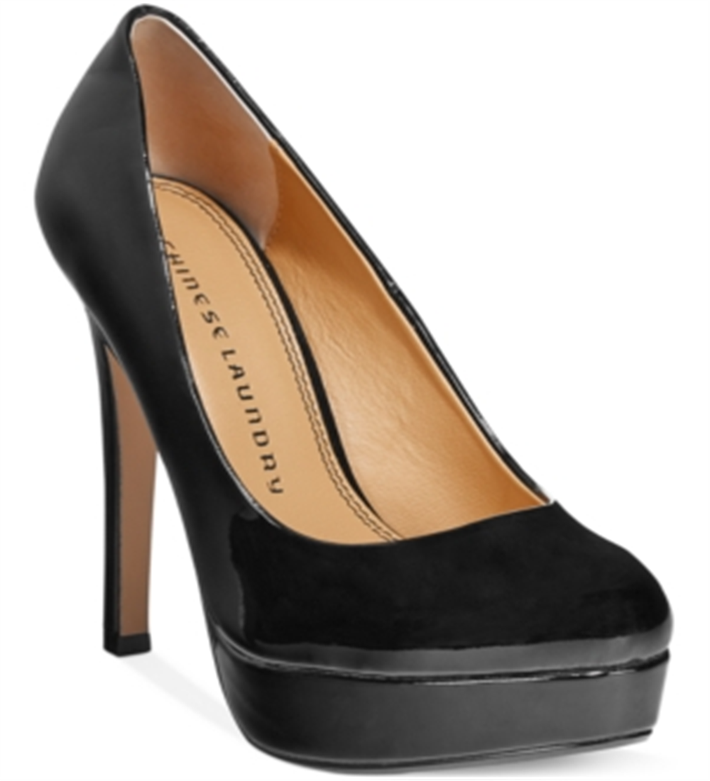 Chinese Laundry Women's Wonder Platform Pumps Black Size 5.5M
