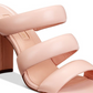 Avec Les Filles Women's Mara Heeled Sandal, avec Pink Nappa, Size 7 M