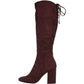 Kenneth Cole Reaction Women's Corie Lace Burgundy Shoes  Size 7