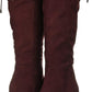 Kenneth Cole Reaction Women's Corie Lace Burgundy Shoes  Size 7