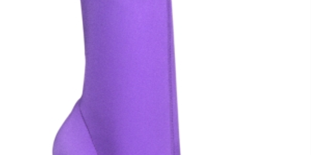 Call It Spring Womens Hailassi Pointed Toe Mid-Calf Fashion Boots Purple Size 8M