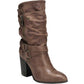 Women's Carlos by Carlos Santana Paisley Mid Calf Boot Brown Size 10 M