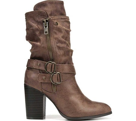 Women's Carlos by Carlos Santana Paisley Mid Calf Boot Brown Size 10 M