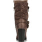 Women's Carlos by Carlos Santana Paisley Mid Calf Boot Brown Size 10 M