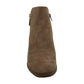 Style & Co Women's Asymmetrical Padded Wynonaa Round Toe Wedge Booties Brown Size 10 M