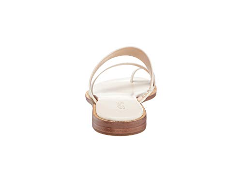 Michael Kors Women's Pratt Flat Sandal White Size 10