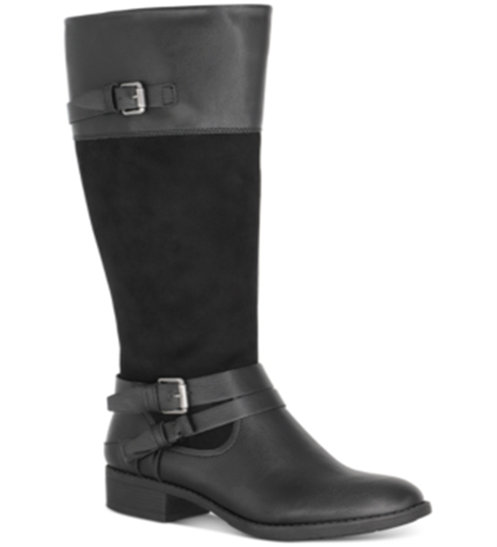 Style & Co Women's Ashliie Closed Toe Knee High Fashion Boots Black Size 10M