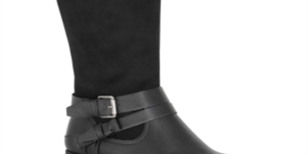 Style & Co Women's Ashliie Closed Toe Knee High Fashion Boots Black Size 10M