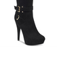 Guess Women's Fabric Almond Toe Over Knee Fashion Boots Black  Size 8.5 M