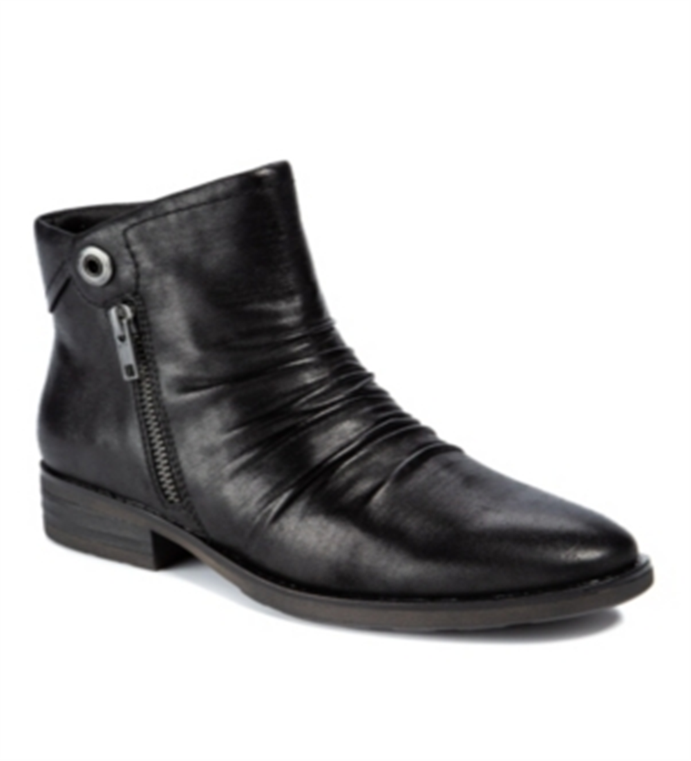 Baretraps Womens Anila Slouchy Grommet Ankle Boots Black Size 5 M