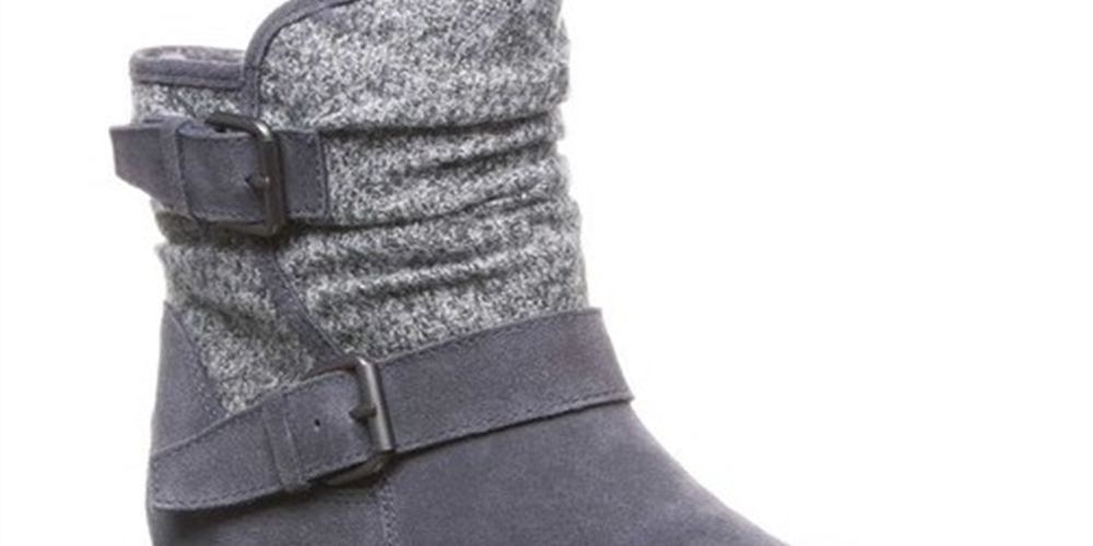 Bearpaw Women's Avery Booties Gray Size 9M