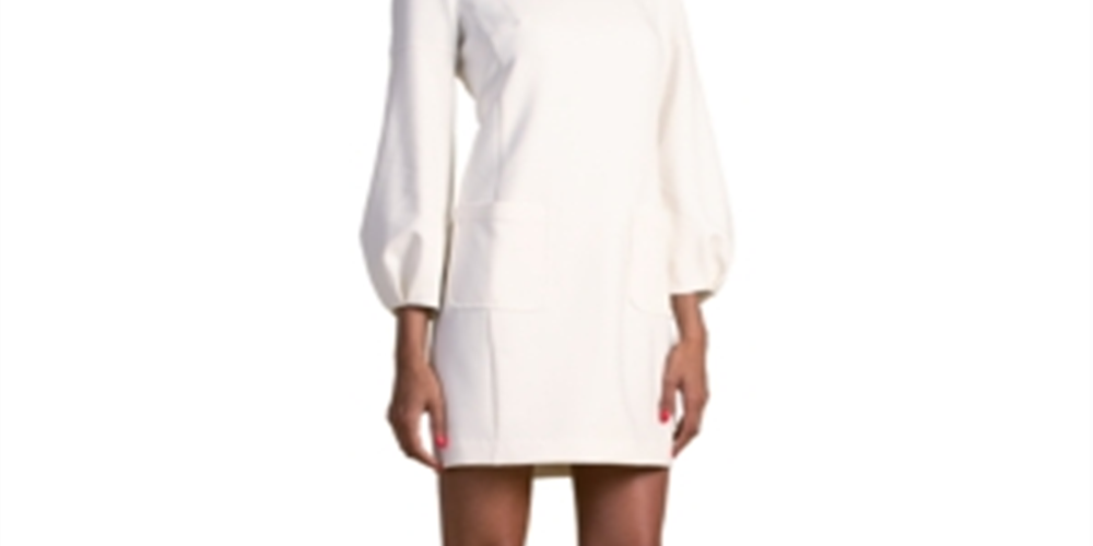 Trina Turk Makiko Sheath Dress White Size 14