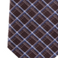 Michael Kors Men's Artisanal Shadow Silk Blend Business Neck Tie Brown Size Regular