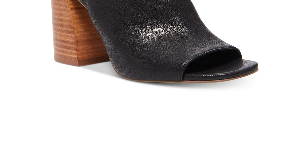Steve Madden Women's Nasima Heeled Sandal Black Size 9.5M
