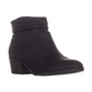 White Mountain Women's Uptown Block Heel Ankle Boots Black Size -8.5M