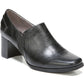 LifeStride Women's Shannon Mid Heel Loafer Black Size 8 M