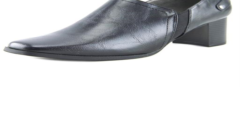 LifeStride Women's Shannon Mid Heel Loafer Black Size 8 M