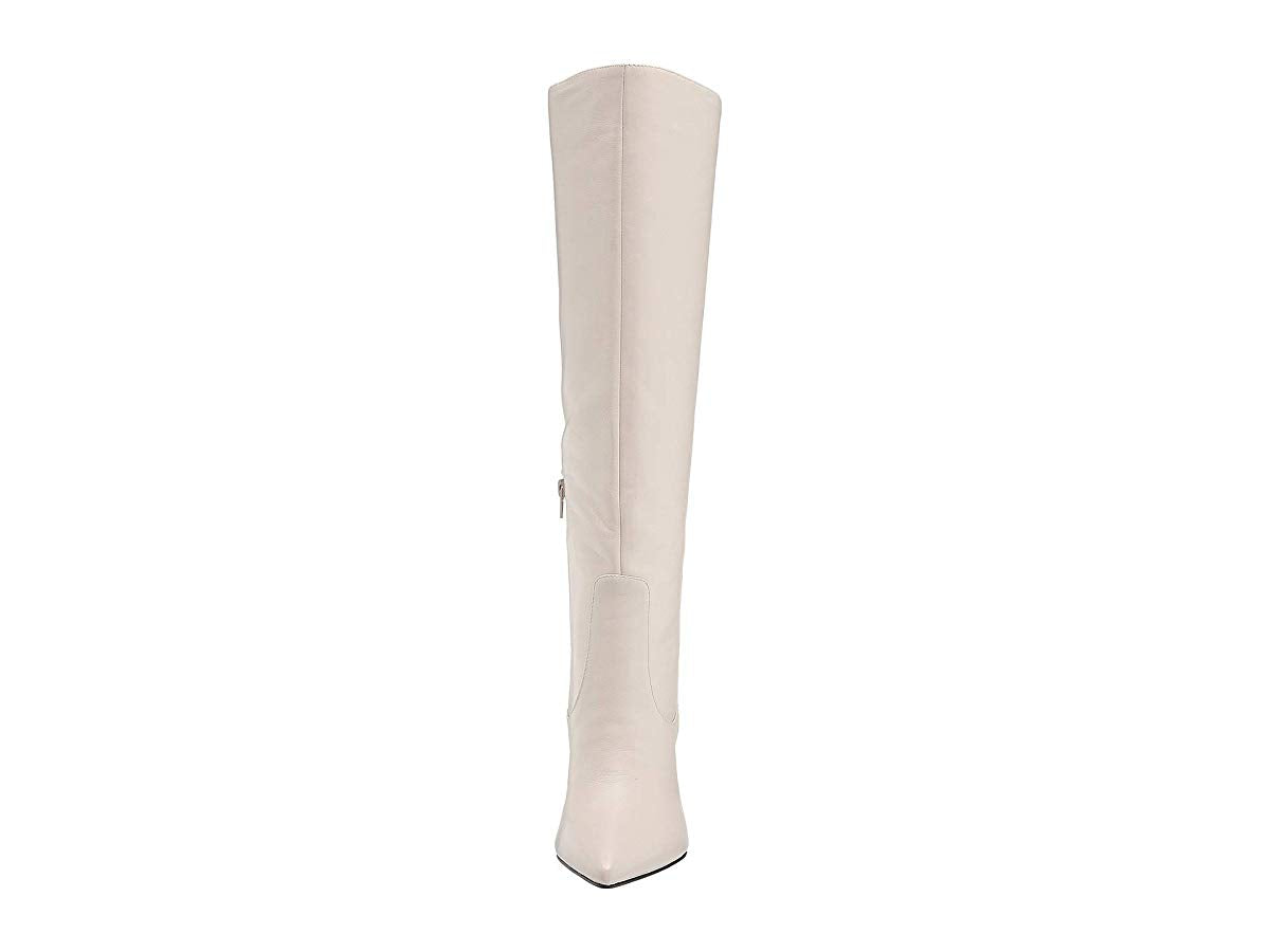 Nine West Women's Maxim Knee High Boot Chic Cream Brown Size 11 M