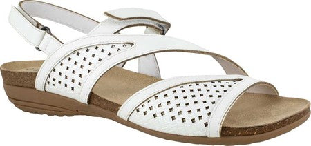 Easy Street Women's Trek Slingback Sandals White Size 11