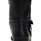 Style & Co Women's State Faux Leather Flat Booties Black Size 5.5 M