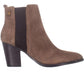 Tommy Hilfiger Women's Regise Leather Almond Toe Ankle Fashion Boot Brown Size 7M