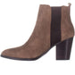 Tommy Hilfiger Women's Regise Leather Almond Toe Ankle Fashion Boot Brown Size 7M
