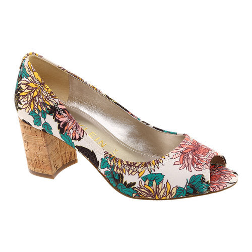 Anne Klein Women's Meredith Peep Toe Pump White Size 10 M