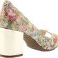 Anne Klein Women's Meredith Peep Toe Pump White Size 10 M
