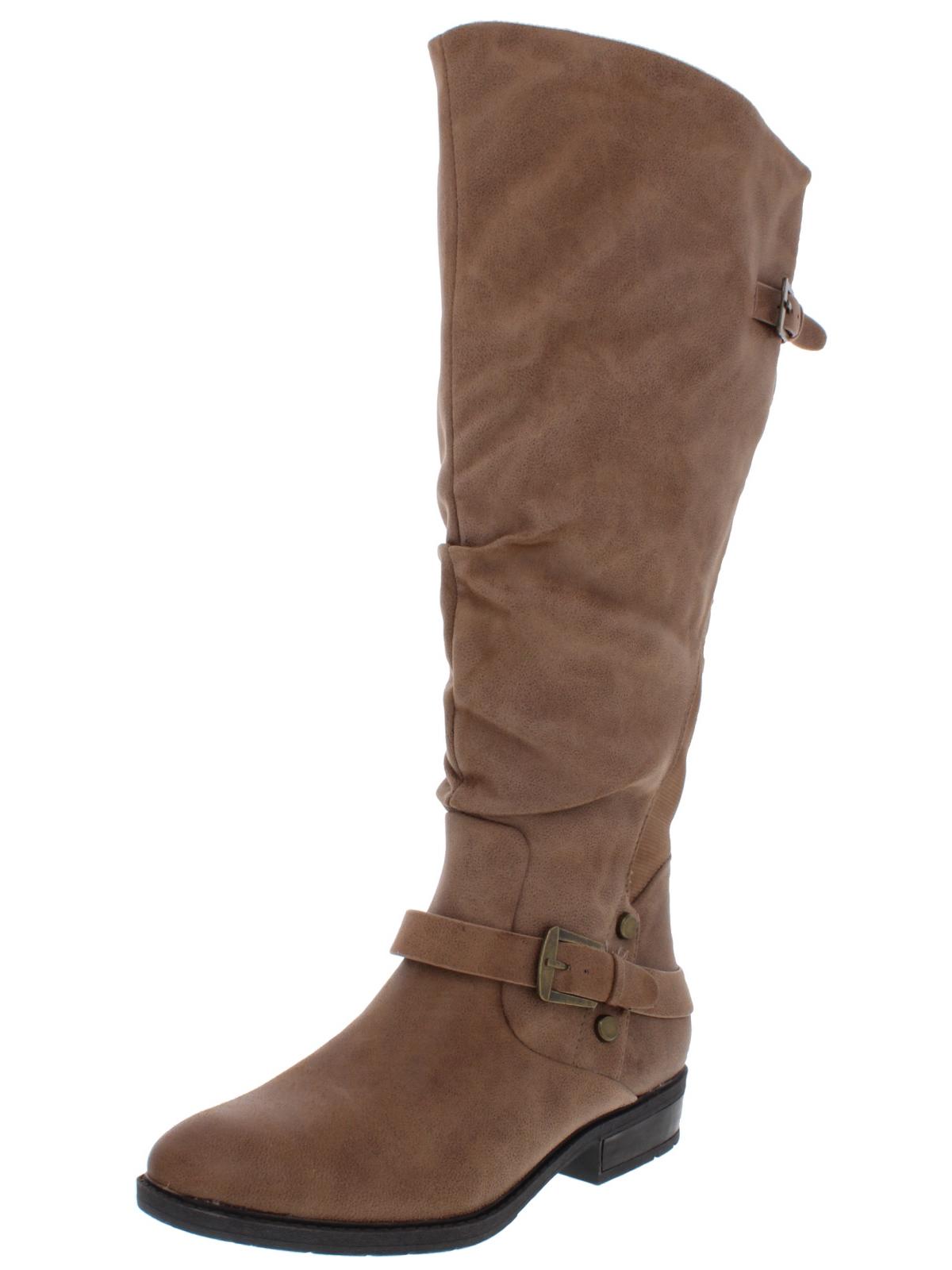 Bare Traps Womens Yanessa Closed Toe Knee High Riding Boots Brown Size 6.5 M