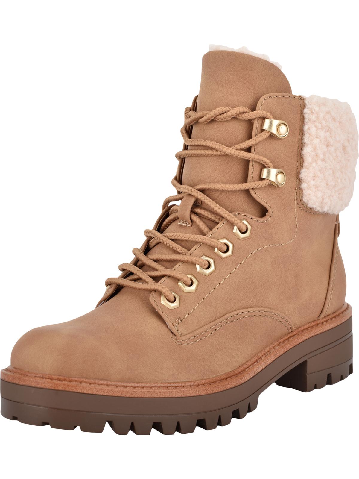 Indigo Rd. Women's Shoes Irard Leather Closed Toe Ankle Cold Weather Boots Brown Size 6 M