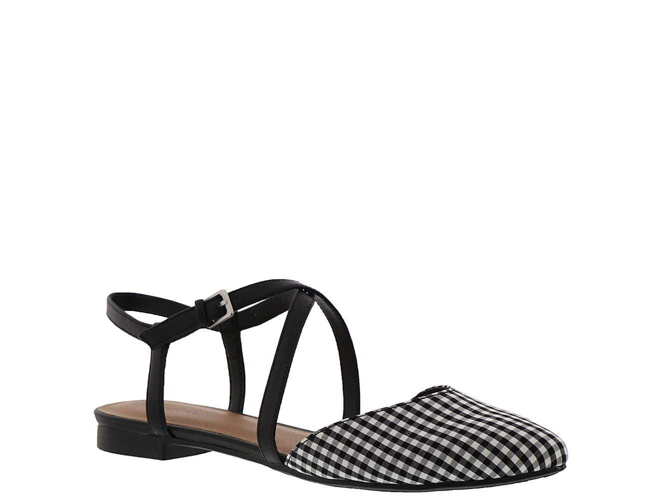 Indigo Rd. Women's Genetic Open Toe Canvas Sandals Black Size 7.5 M