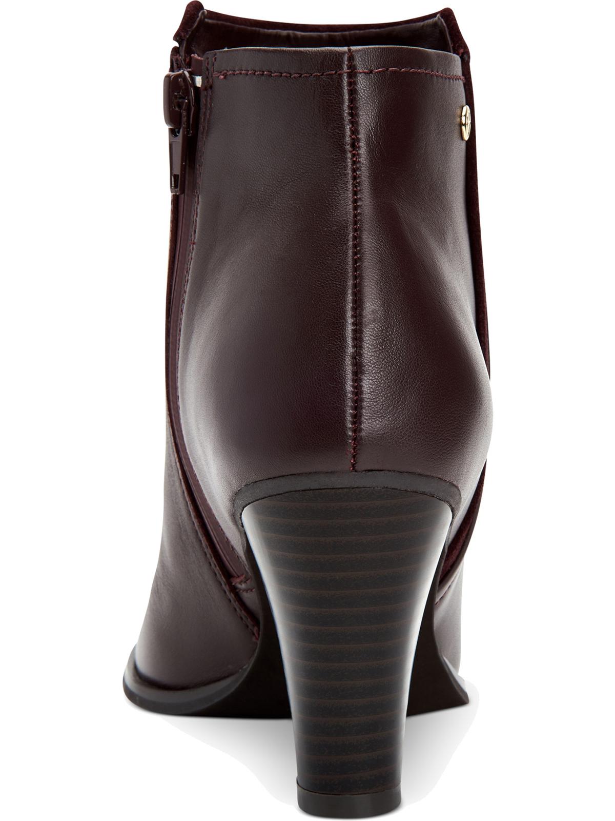 Giani Bernini Women's Bellee Closed Toe Ankle Fashion Boots Red Size 5 M