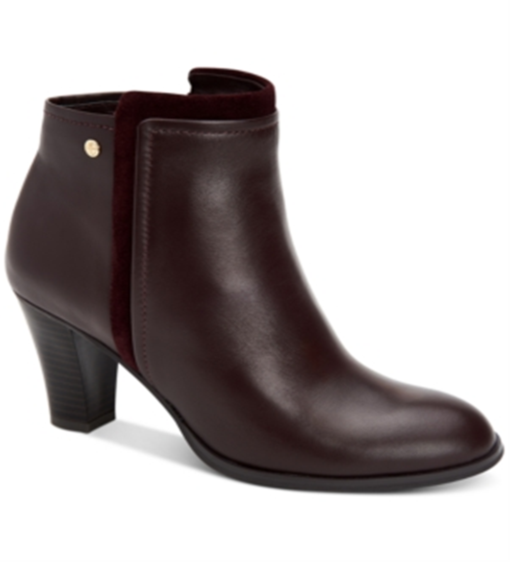 Giani Bernini Women's Bellee Closed Toe Ankle Fashion Boots Red Size 5 M