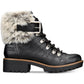 Sun + Stone Women's JOJO Faux Leather Zipper Ankle Boots Black Size 5.5 M